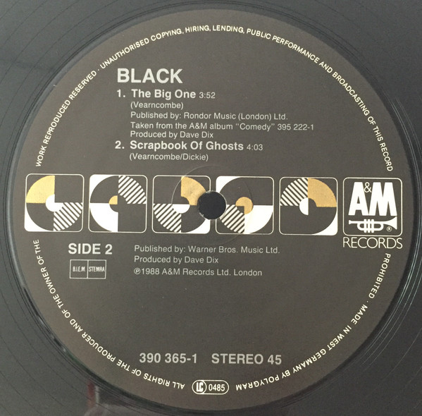 Black - The Big One | A&M Records (390 365-1) - 4 Black - The Big One | A&M Records (390 365-1) - 4