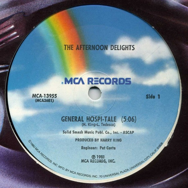 The Afternoon Delights - General Hospi-tale | MCA Records (MCA-13955) - main