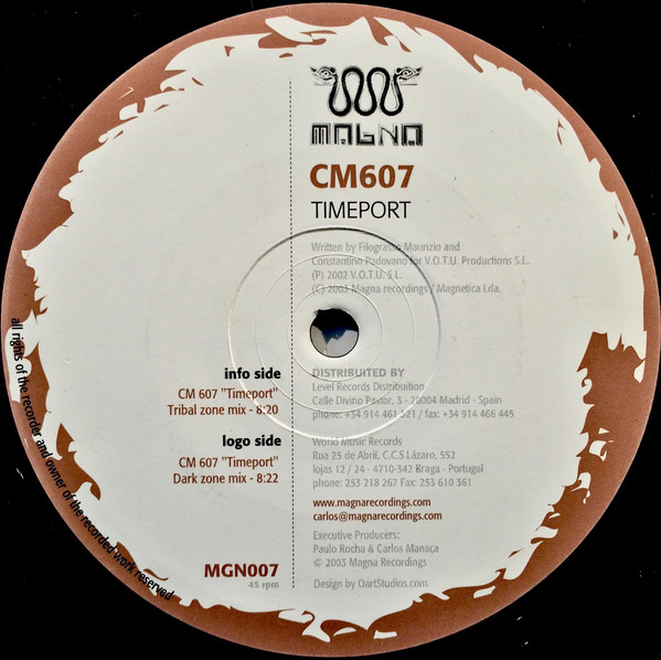 CM 607 - Timeport | Magna Recordings (MGN007)