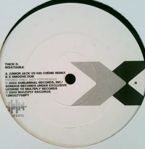 Thick Dick - Insatiable | Multiply Records (12MULTY  88PY)