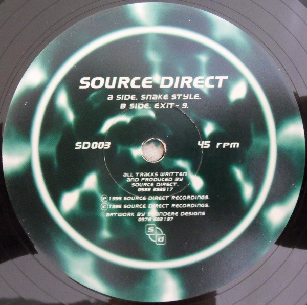 Source Direct - Snake Style / Exit- 9 | Source Direct Recordings (SD003)