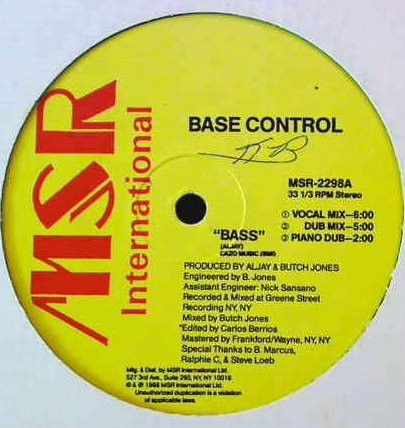 Base Control - Bass | MSR International (MSR-2298) - main