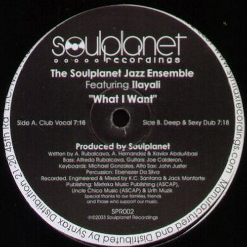 The Soulplanet Jazz Ensemble Featuring Ilayali - What I Want | Soulplanet Recordings (SPR002) - main The Soulplanet Jazz Ensemble Featuring Ilayali - What I Want | Soulplanet Recordings (SPR002) - main
