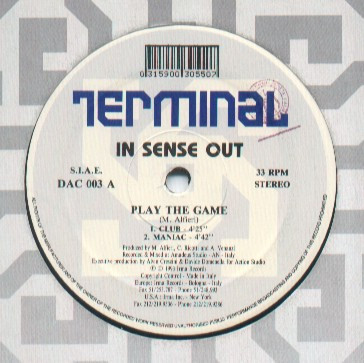 In Sense Out - Play The Game | Terminal (DAC 003) - main