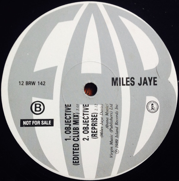 Miles Jaye - Objective | 4th & Broadway (12 BRW 142) - 3