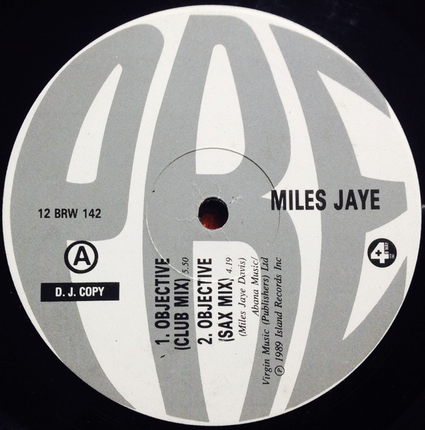Miles Jaye - Objective | 4th & Broadway (12 BRW 142) - 2