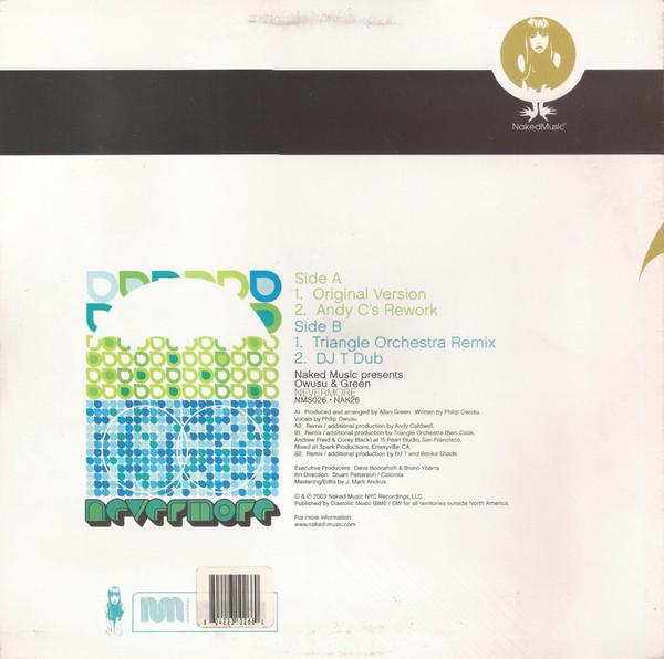 Owusu & Green - Nevermore | Naked Music Recordings (NMS026) - 2 Owusu & Green - Nevermore | Naked Music Recordings (NMS026) - 2