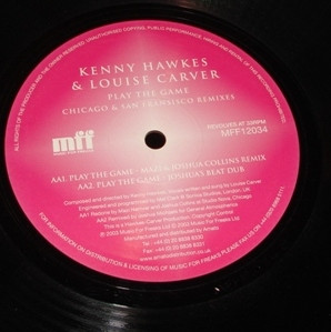 Kenny Hawkes & Louise Carver - Play The Game (Chicago & San Francisco Remixes) | Music For Freaks (MFF12034) - 3 Kenny Hawkes & Louise Carver - Play The Game (Chicago & San Francisco Remixes) | Music For Freaks (MFF12034) - 3