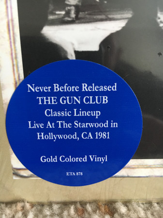 The Gun Club - Sex, Murder, Drugs, And Bad Vibes (Live At The Starwood 1981) | Blixa Sounds (ETA 878) - 2 The Gun Club - Sex, Murder, Drugs, And Bad Vibes (Live At The Starwood 1981) | Blixa Sounds (ETA 878) - 2