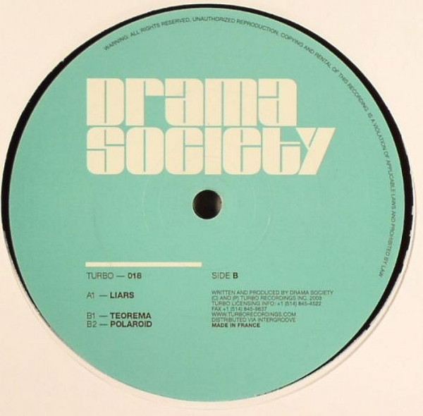 Drama Society - Liars | Turbo (TURBO-018) - main