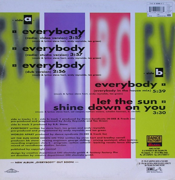 Worlds Apart - Everybody | Dance Factory (8 82998 6) - 2 Worlds Apart - Everybody | Dance Factory (8 82998 6) - 2