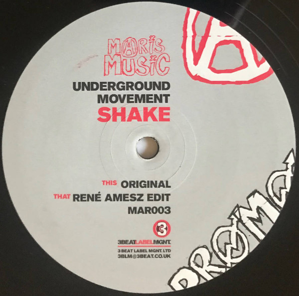 Underground Movement - Shake | Maris Music (MAR003) - main