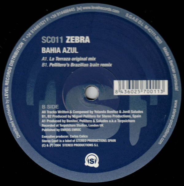 Zebra - Bahia Azul | Stereo Cool! (SC011) - main
