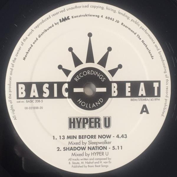 Hyper-U - 13 Min Before Now | Basic Beat Recordings (BASIC 208-5) - 3 Hyper-U - 13 Min Before Now | Basic Beat Recordings (BASIC 208-5) - 3