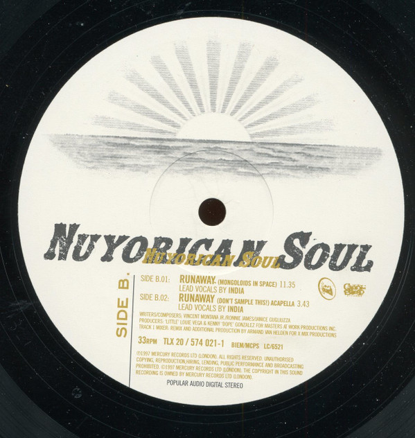 Nuyorican Soul Featuring India - Runaway | Talkin' Loud (TLX 20) - 4
