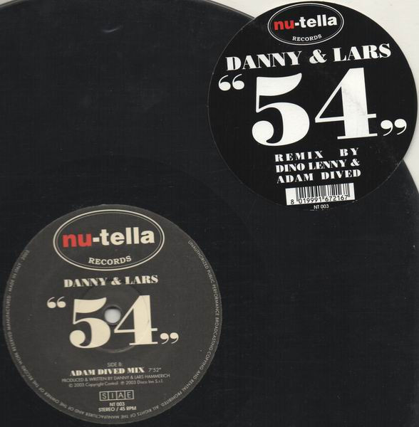 Danny & Lars - 54 | Nu-Tella Records (NT 003) - main Danny & Lars - 54 | Nu-Tella Records (NT 003) - main