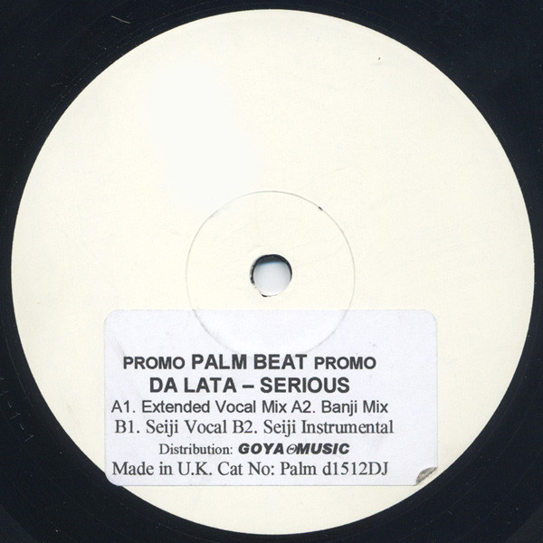 Da Lata - Serious | Palm Beats (Palm d1512DJ) - 2
