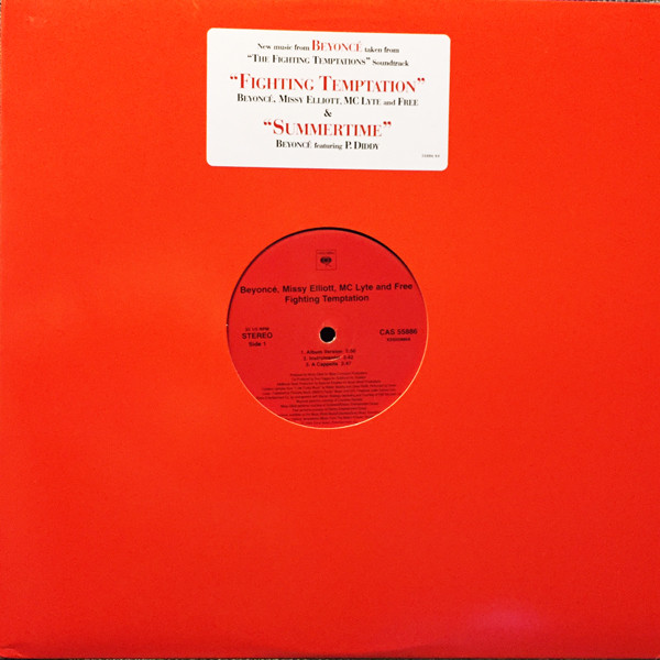 Beyoncé , Missy Elliott , MC Lyte And Free - Fighting Temptation / Summertime | Columbia (CAS 55886) - main Beyoncé , Missy Elliott , MC Lyte And Free - Fighting Temptation / Summertime | Columbia (CAS 55886) - main