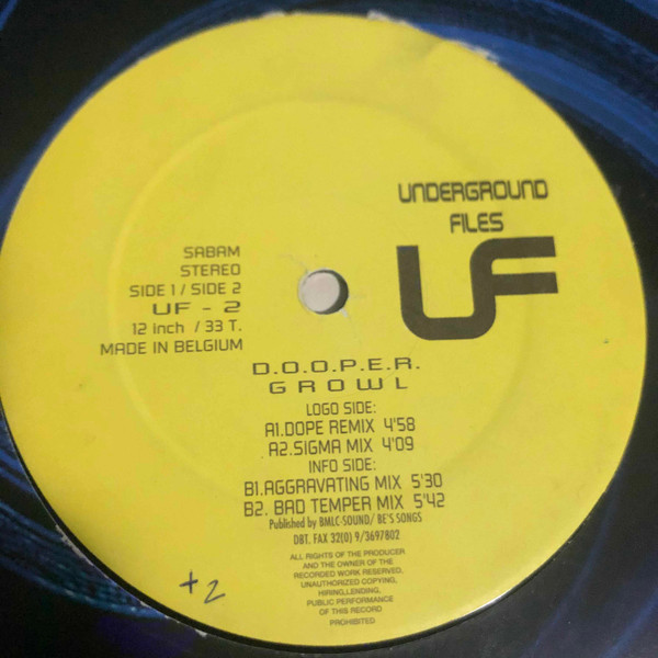 D.O.O.P.E.R. - Growl | Underground Files (UF- 2) - main D.O.O.P.E.R. - Growl | Underground Files (UF- 2) - main