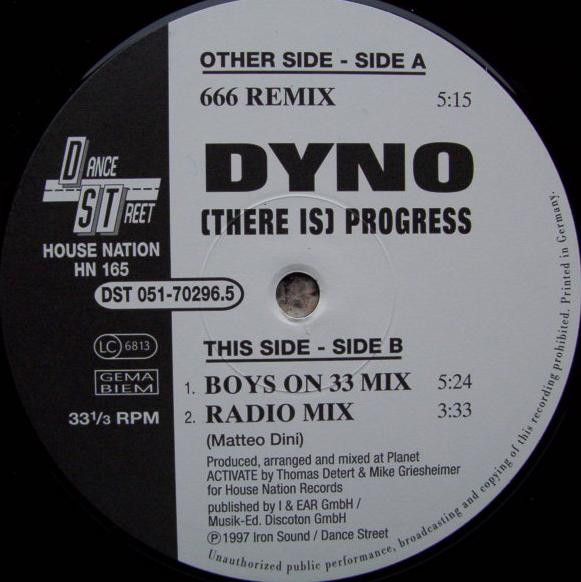Dyno - (There Is) Progress | House Nation (HN 165) - 3 Dyno - (There Is) Progress | House Nation (HN 165) - 3