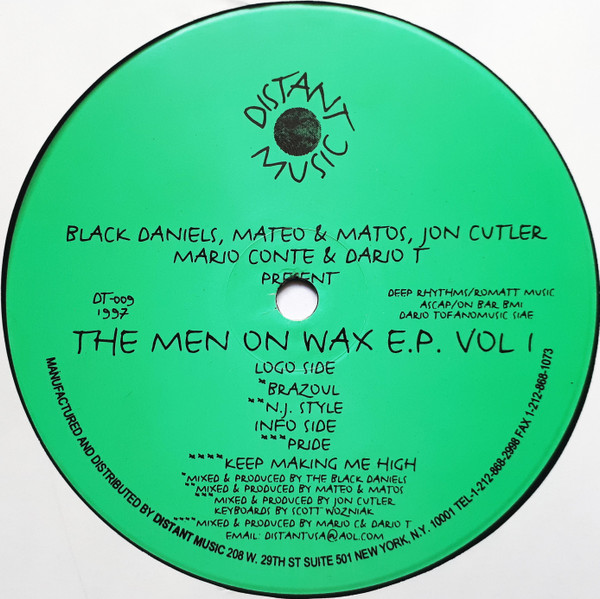 Various - The Men On Wax E.P. Vol 1 | Distant Music (DT-009)