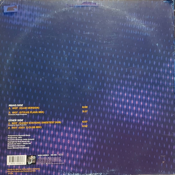 Sweetbox Feat. Jon - Wot | Maad Records (0630 14958-0) - 2 Sweetbox Feat. Jon - Wot | Maad Records (0630 14958-0) - 2