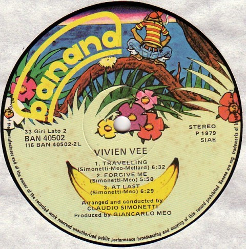 Vivien Vee - Vivien Vee | Banana Records (BAN 40502) - 4