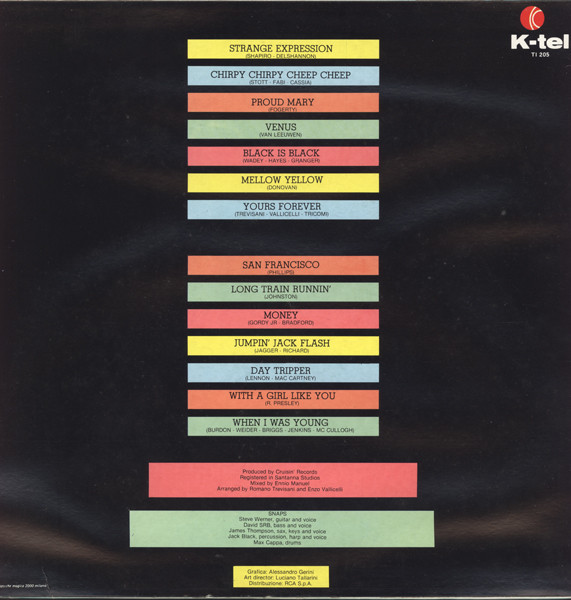 The Snaps - Six-Seventy | K-Tel (TI 205) - 2 The Snaps - Six-Seventy | K-Tel (TI 205) - 2