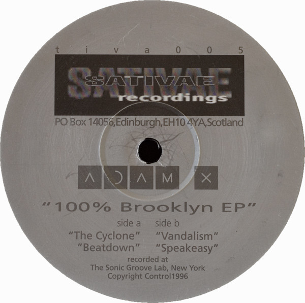 Adam X - 100% Brooklyn EP | Sativae Recordings (tiva005) - 3 Adam X - 100% Brooklyn EP | Sativae Recordings (tiva005) - 3