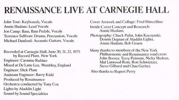 Live At Carnegie Hall
