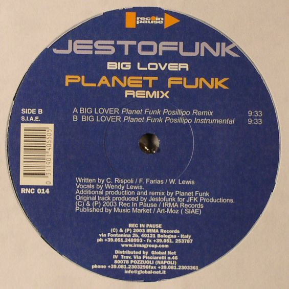 Jestofunk - Big Lover | Rec In Pause (RNC 014) - 2 Jestofunk - Big Lover | Rec In Pause (RNC 014) - 2