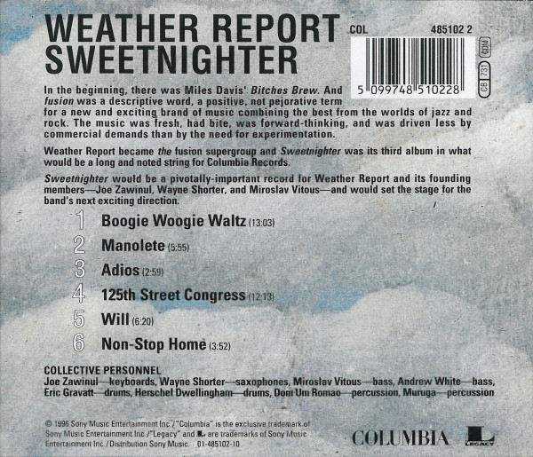 Weather Report - Sweetnighter | Columbia (485102 2) - 13