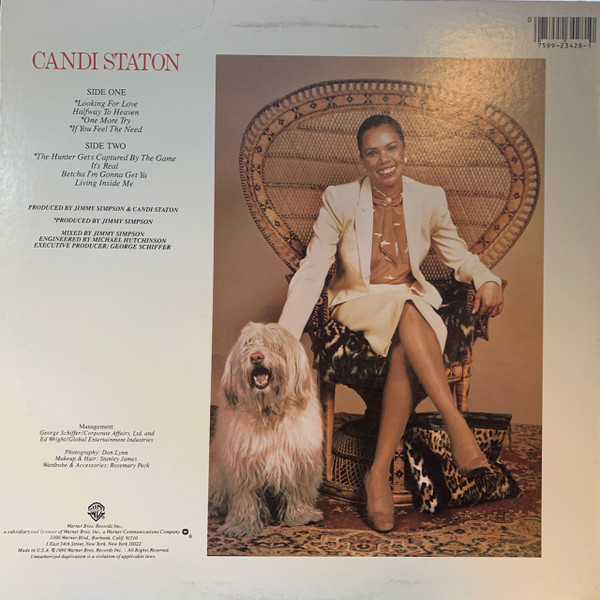 Candi Staton - Candi Staton | Warner Bros. Records (BSK 3428) - 2