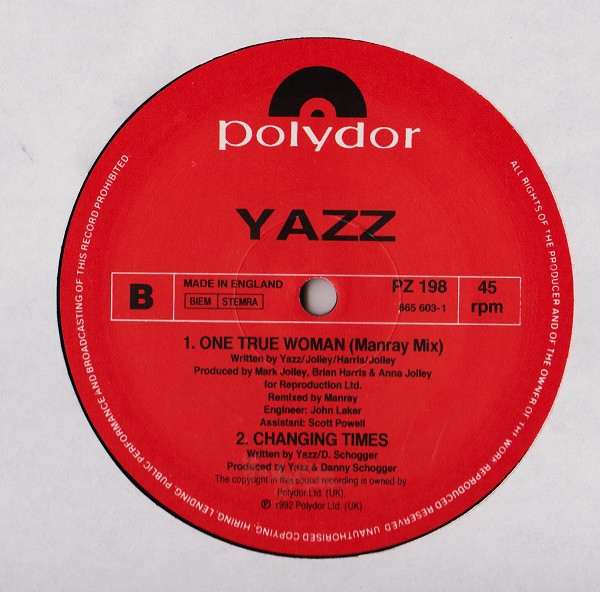 Yazz - One True Woman | Polydor (PZ 198) - 6 Yazz - One True Woman | Polydor (PZ 198) - 6