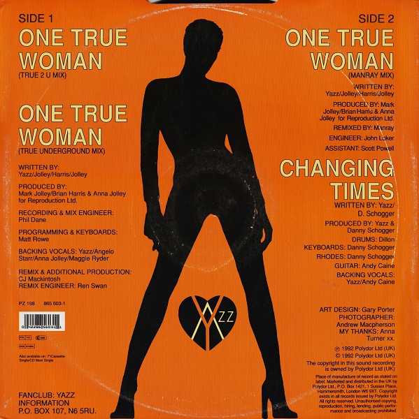 Yazz - One True Woman | Polydor (PZ 198) - 2 Yazz - One True Woman | Polydor (PZ 198) - 2