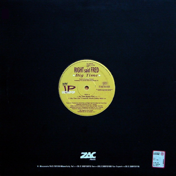 Right Said Fred - Big Time | Ultrapop (ULT 0098390) - main Right Said Fred - Big Time | Ultrapop (ULT 0098390) - main