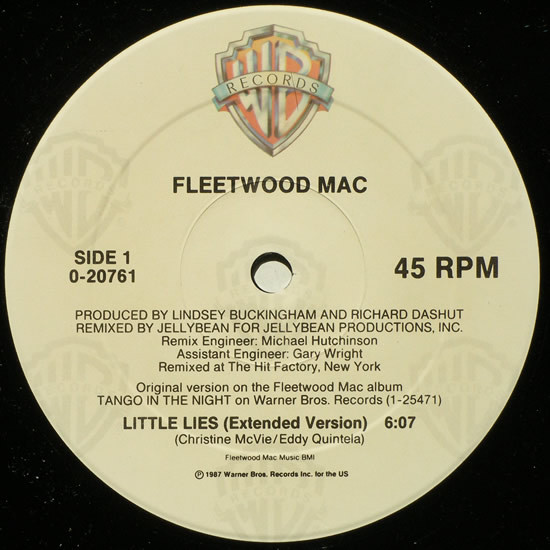 Fleetwood Mac - Little Lies | Warner Bros. Records (0-20761) - main