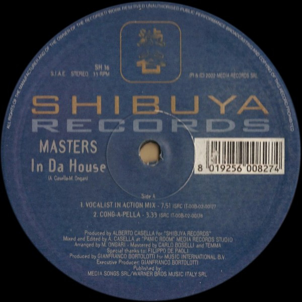 Masters - In Da House | Shibuya Records (SH 16) - main