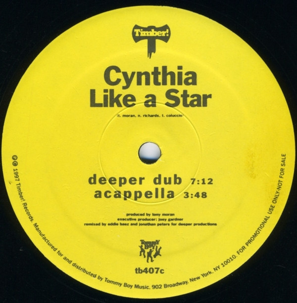 Cynthia - Like A Star | Timber! (TB407) - 3 Cynthia - Like A Star | Timber! (TB407) - 3