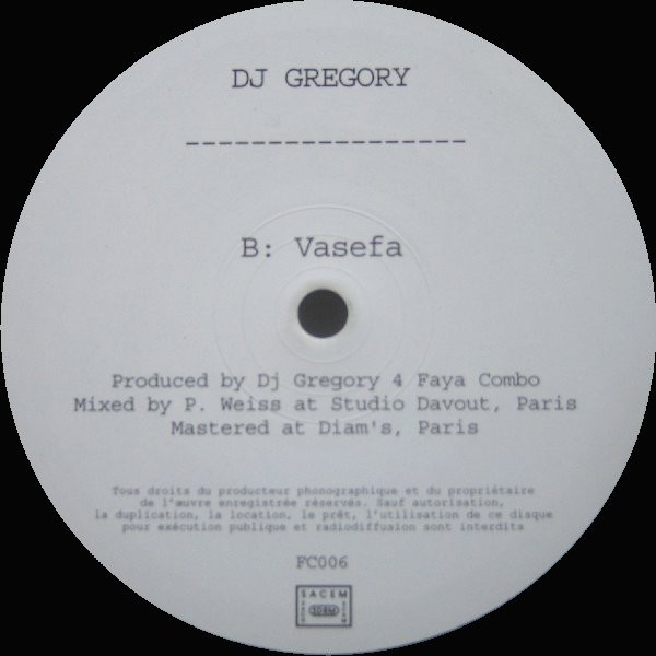DJ Gregory - Don't Know Malendro / Vasefa | Faya Combo (FC006) - 3