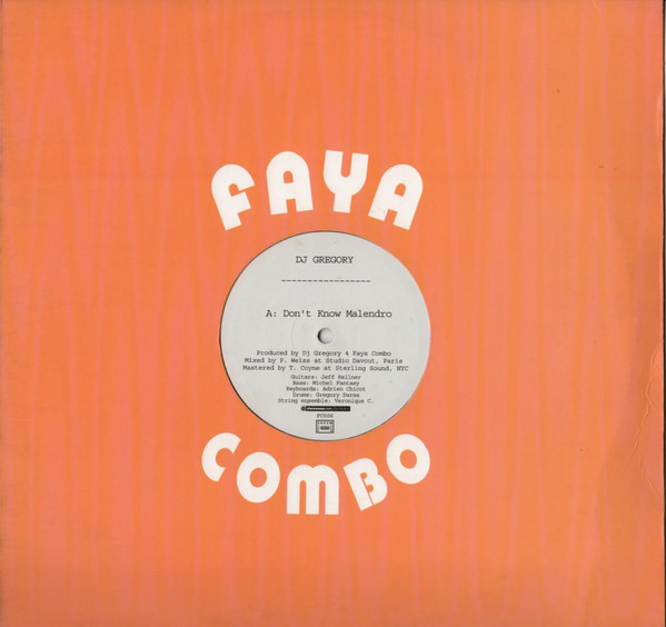DJ Gregory - Don't Know Malendro / Vasefa | Faya Combo (FC006) - main