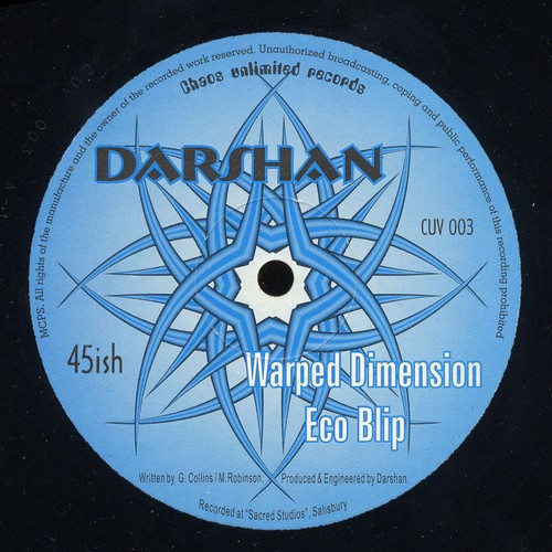Darshan - Warped Dimension / Eco Blip | Chaos Unlimited (CUV 003) - 3