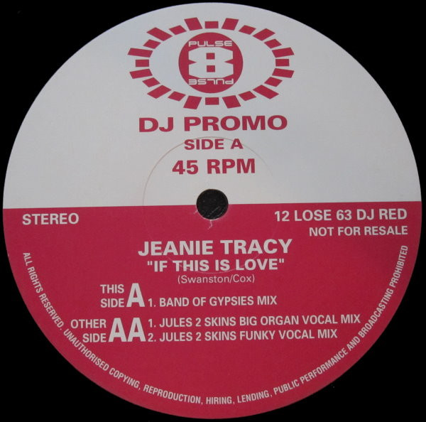 Jeanie Tracy - If This Is Love | Pulse-8 Records (12 LOSE 63 DJ) - 5 Jeanie Tracy - If This Is Love | Pulse-8 Records (12 LOSE 63 DJ) - 5