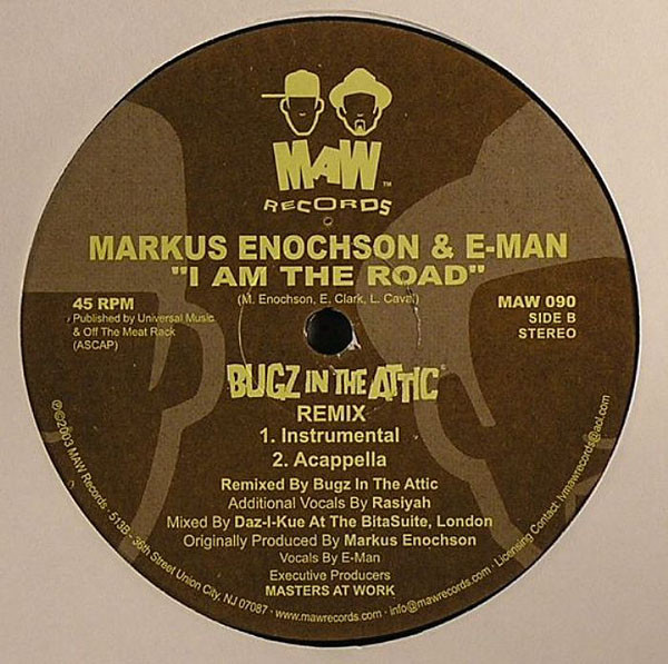 Markus Enochson & E-Man - I Am The Road (Bugz In The Attic Remix) | MAW Records (MAW 090) - 2 Markus Enochson & E-Man - I Am The Road (Bugz In The Attic Remix) | MAW Records (MAW 090) - 2
