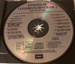 La Niña De Los Peines - Antologia de Cantaores Flamencos Vol. 2 | EMI (7485902) - 3