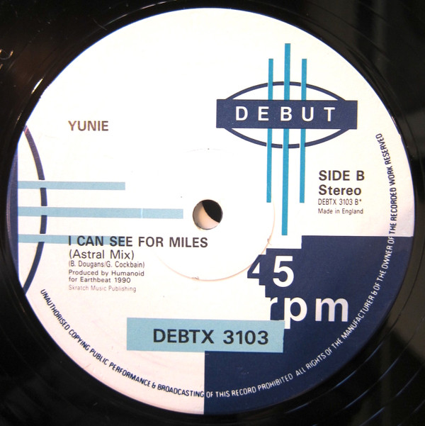 Yunie - I Can See For Miles | Debut (DEBTX 3103) - 4
