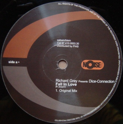 Richard Grey Presents Dice-Connection - Fall In Love | Noise Traxx (410.0003.30) - 2 Richard Grey Presents Dice-Connection - Fall In Love | Noise Traxx (410.0003.30) - 2