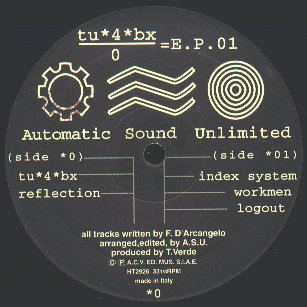 Automatic Sound Unlimited - Tu*4*Bx/0=E.P.01 | Hot Trax (HT2926) - 2