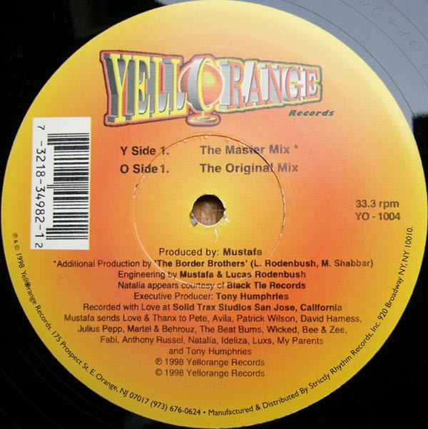 Mustafa Featuring Natalia - Circles | Yellorange (YO - 1004) - 2