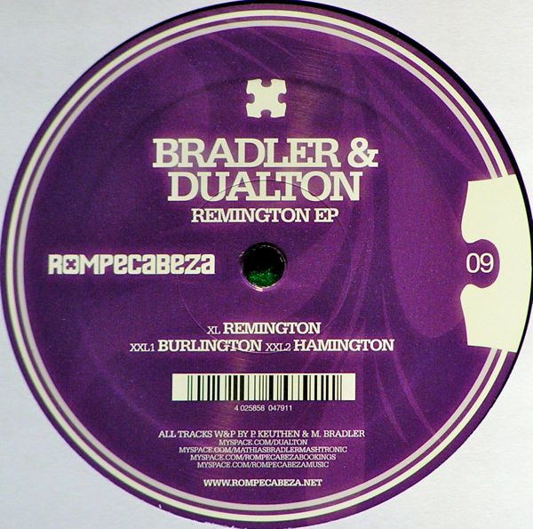 Bradler & Dualton - Remington EP | Rompecabeza (ROMPE 09)
